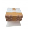 Boites pâtissières / gâteaux couleur carrées en carton 16 x 5 cm